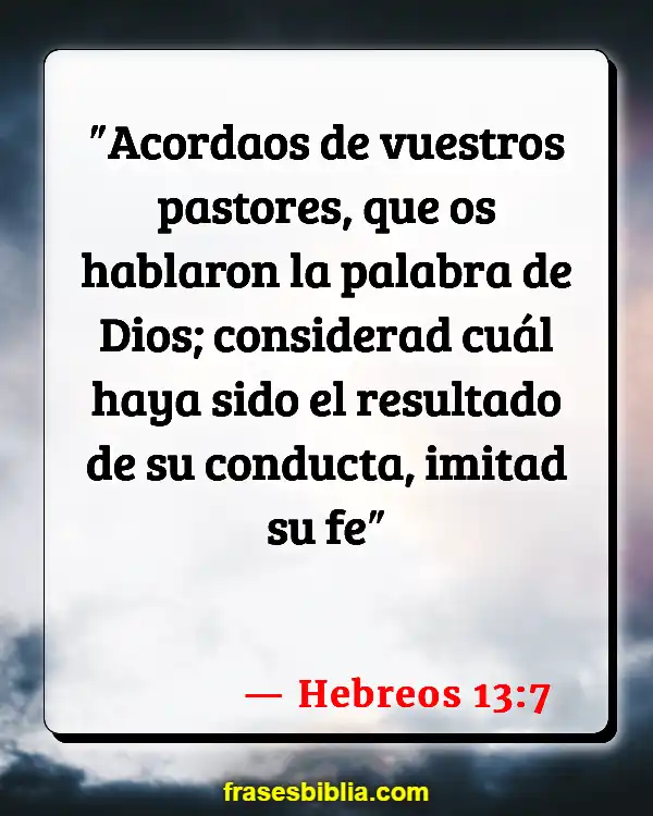 Versículos De La Biblia Fideicomisarios (Hebreos 13:7)