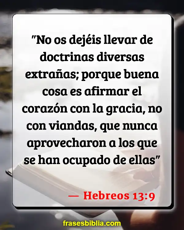 Versículos De La Biblia Desunión (Hebreos 13:9)