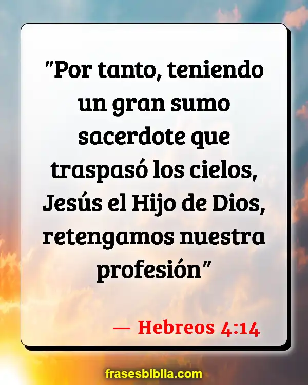 Versículos De La Biblia Sacerdotes (Hebreos 4:14)