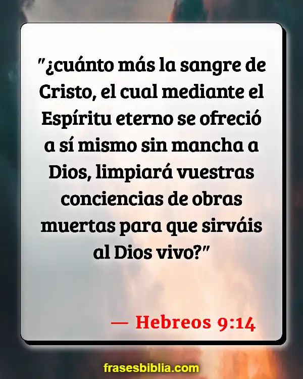 Versículos De La Biblia Hora de servir (Hebreos 9:14)