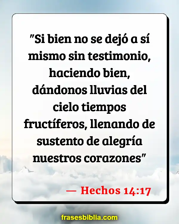 Versículos De La Biblia Actos de bondad (Hechos 14:17)