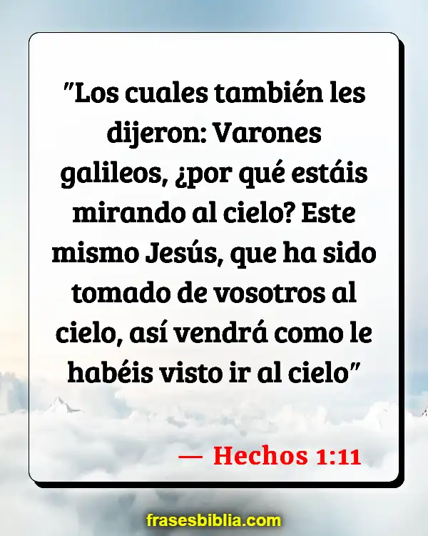 Versículos De La Biblia Reunión de marido y mujer en el cielo (Hechos 1:11)