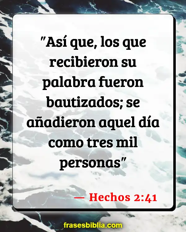 Versículos De La Biblia Palabra de dios (Hechos 2:41)