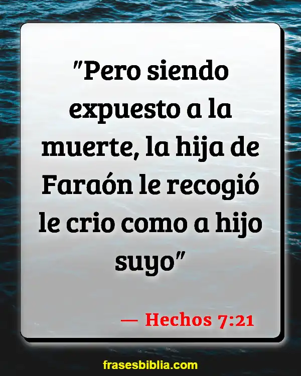 Versículos De La Biblia Adopción (Hechos 7:21)