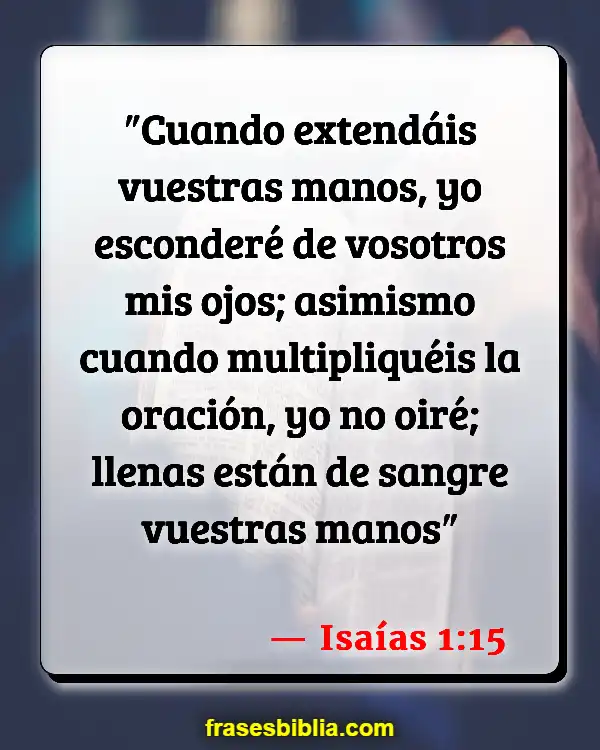 Versículos De La Biblia Música mundana (Isaías 1:15)