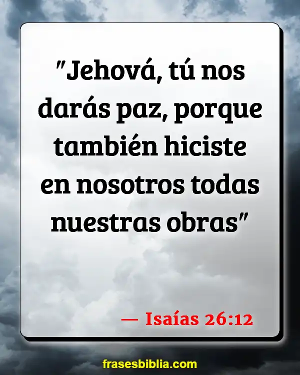 Versículos De La Biblia Logro (Isaías 26:12)