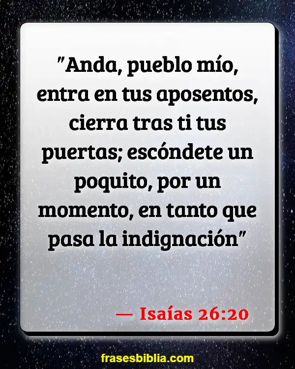 Versículos De La Biblia Pandemia (Isaías 26:20)