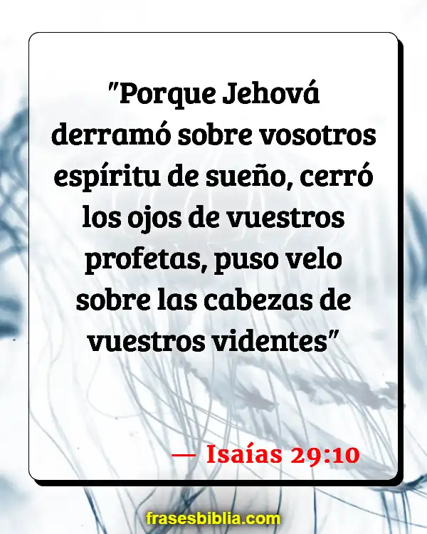 Versículos De La Biblia Bandera (Isaías 29:10)