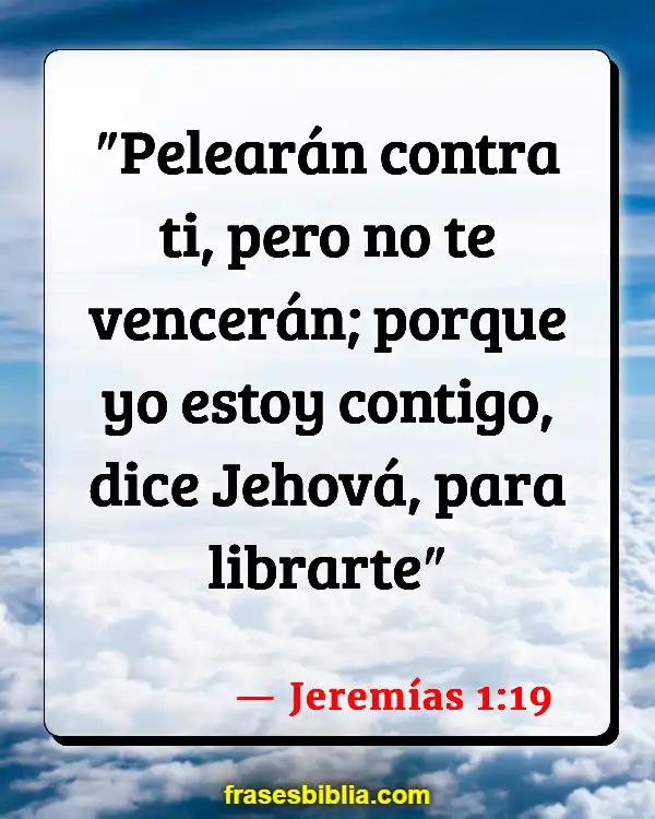 Versículos De La Biblia Depresión adolescente (Jeremías 1:19)