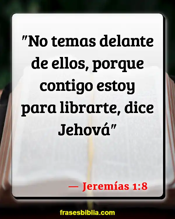 Versículos De La Biblia Batalla (Jeremías 1:8)