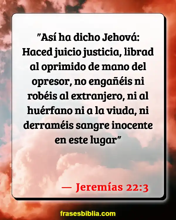 Versículos De La Biblia Observando la violencia (Jeremías 22:3)