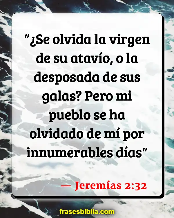 Versículos De La Biblia Novio (Jeremías 2:32)