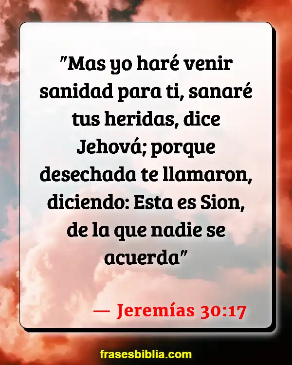 Versículos De La Biblia Heridas (Jeremías 30:17)