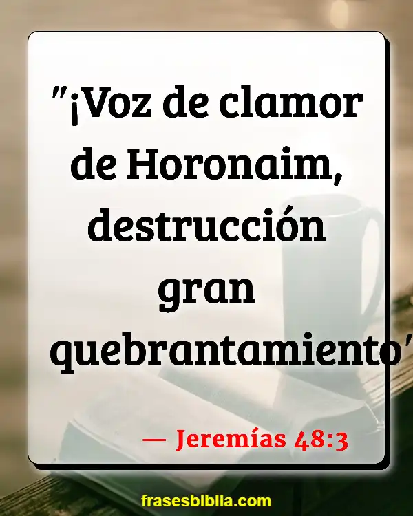 Versículos De La Biblia Odres de vino (Jeremías 48:3)