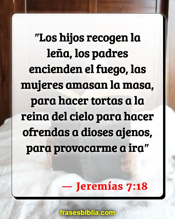 Versículos De La Biblia Adorando a María (Jeremías 7:18)
