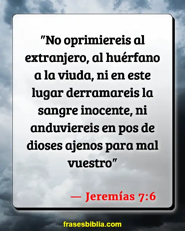 Versículos De La Biblia Ser aprovechado (Jeremías 7:6)