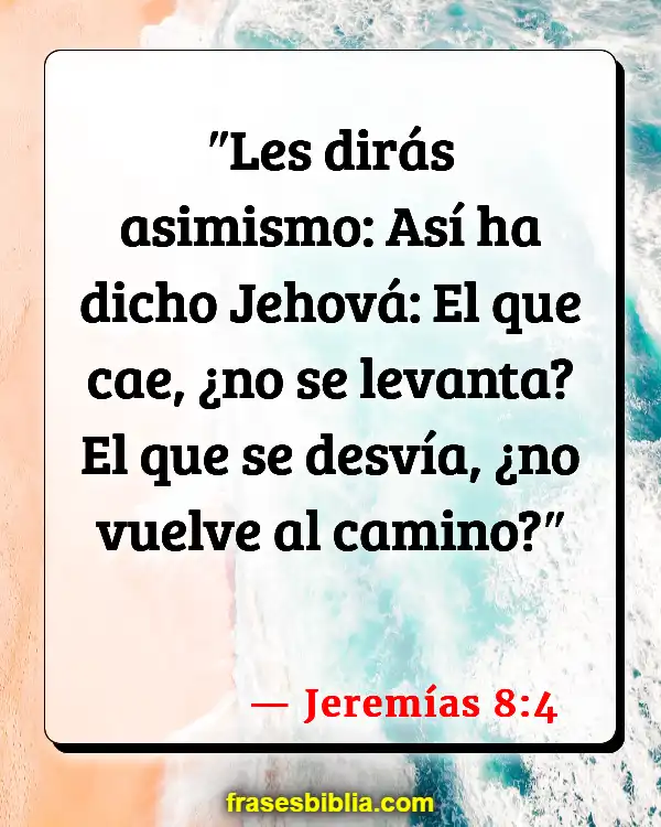 Versículos De La Biblia Desprenderse (Jeremías 8:4)