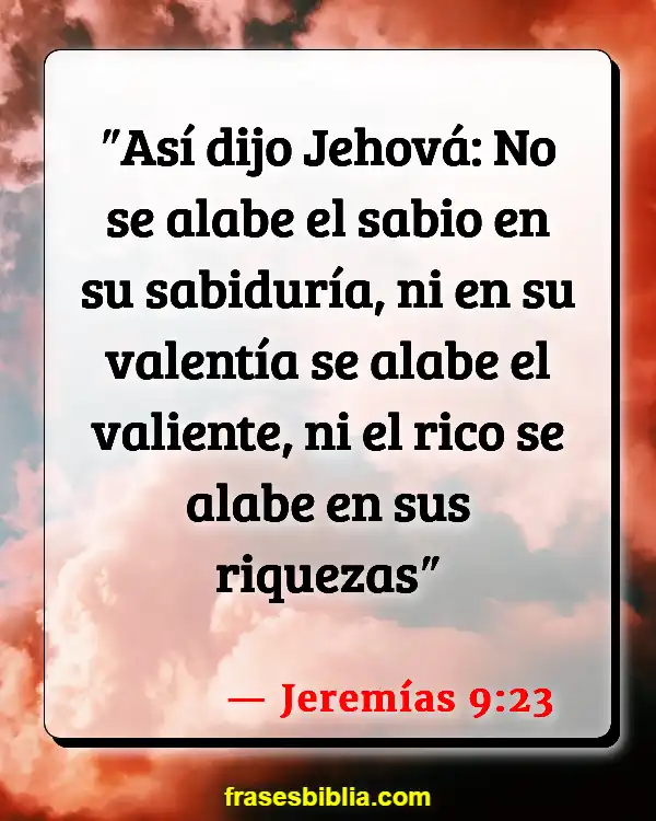 Versículos De La Biblia Fanfarronería (Jeremías 9:23)