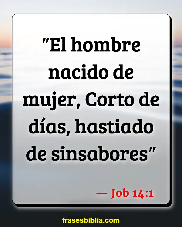 Versículos De La Biblia Cosas malas que le pasan a la gente buena (Job 14:1)