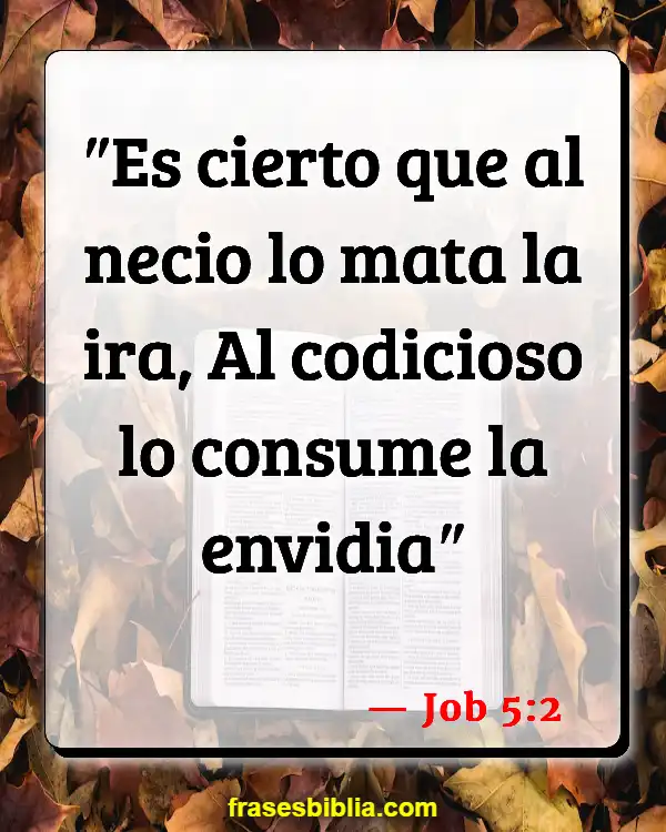 Versículos De La Biblia Envidiar (Job 5:2)