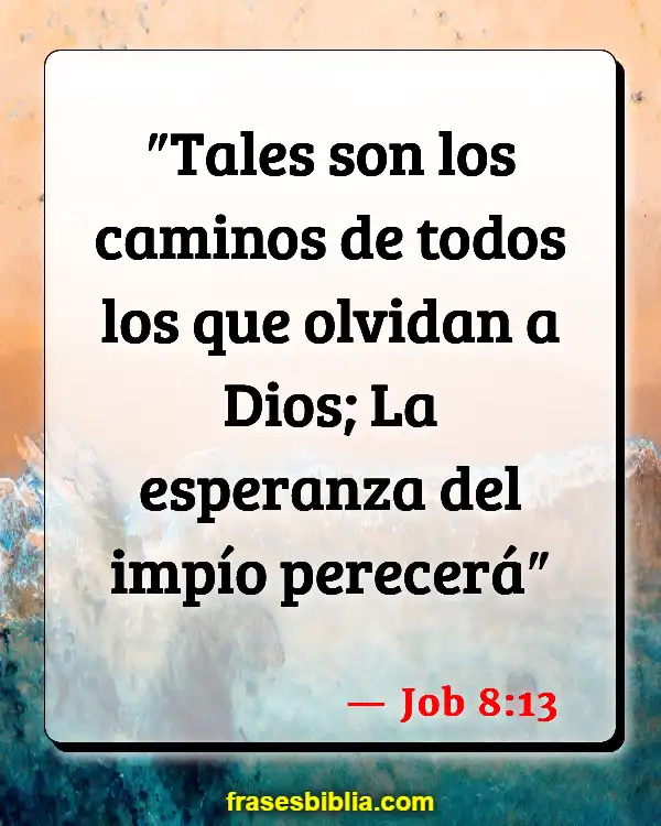 Versículos De La Biblia Hipócritas religiosos (Job 8:13)