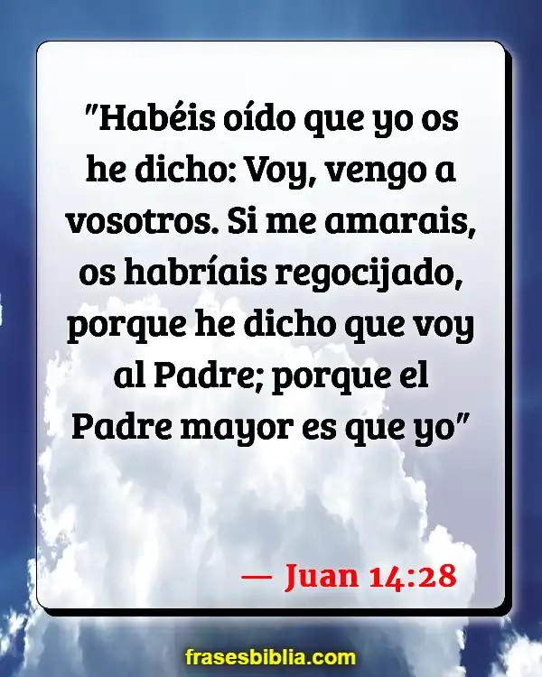 Versículos De La Biblia Injuriar (Juan 14:28)