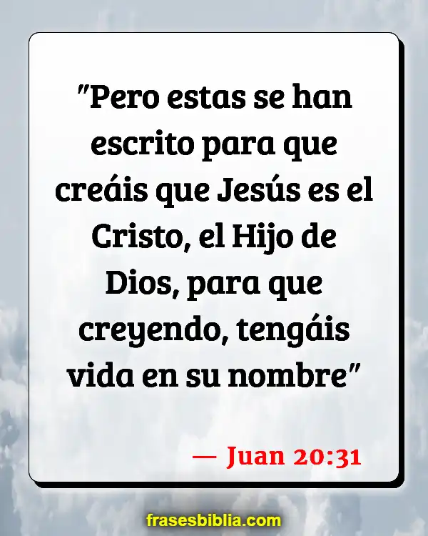 Versículos De La Biblia Pregúntale a Jesús (Juan 20:31)