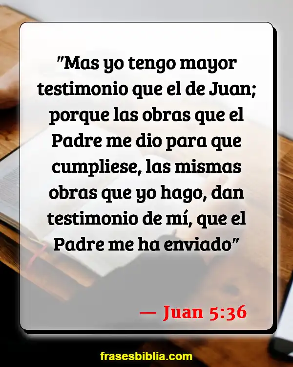 Versículos De La Biblia Logro (Juan 5:36)