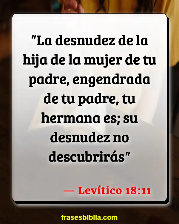 Versículos De La Biblia Incesto (Levítico 18:11)