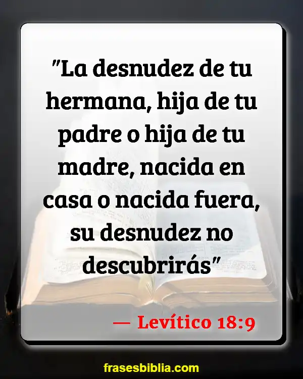 Versículos De La Biblia Incesto (Levítico 18:9)