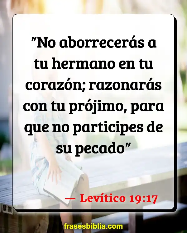 Versículos De La Biblia Acerca de tu hermano (Levítico 19:17)