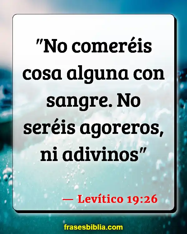 Versículos De La Biblia Brujas (Levítico 19:26)