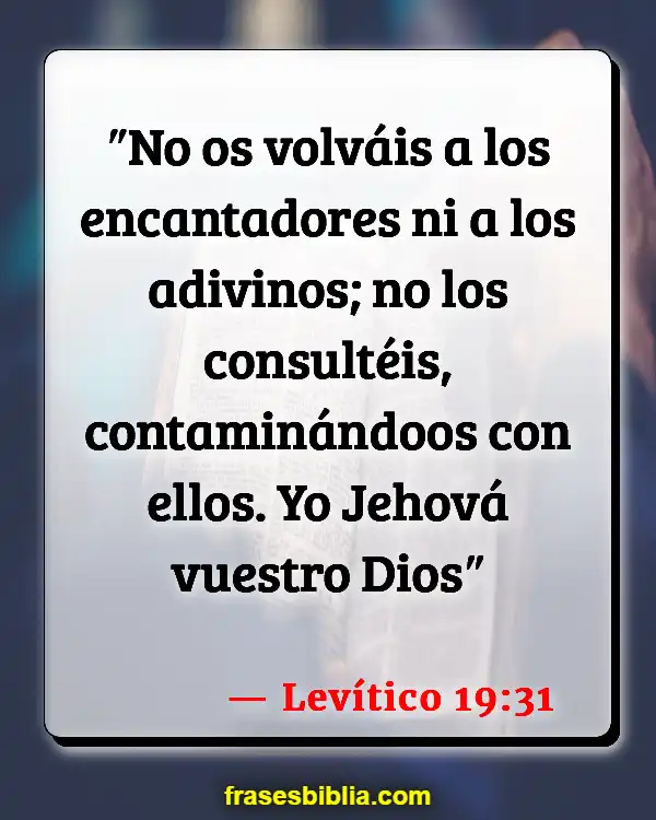 Versículos De La Biblia Adorar ídolos (Levítico 19:31)