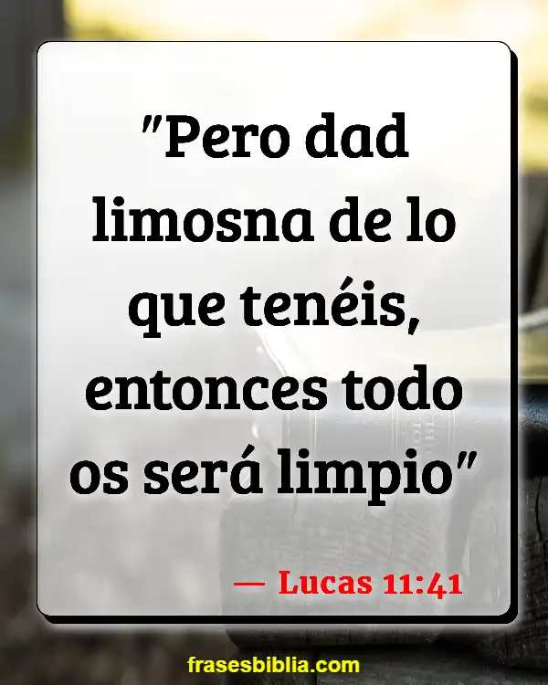 Versículos De La Biblia Caridad (Lucas 11:41)