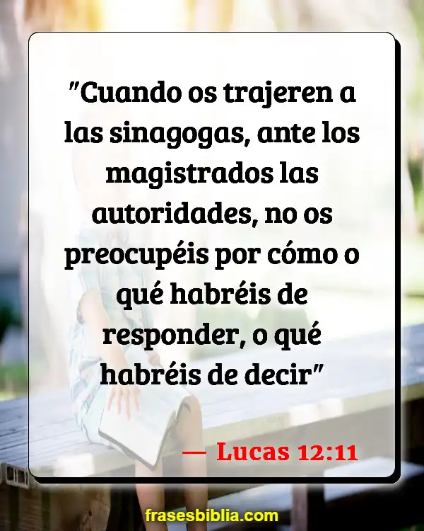 Versículos De La Biblia Qué ponerse (Lucas 12:11)