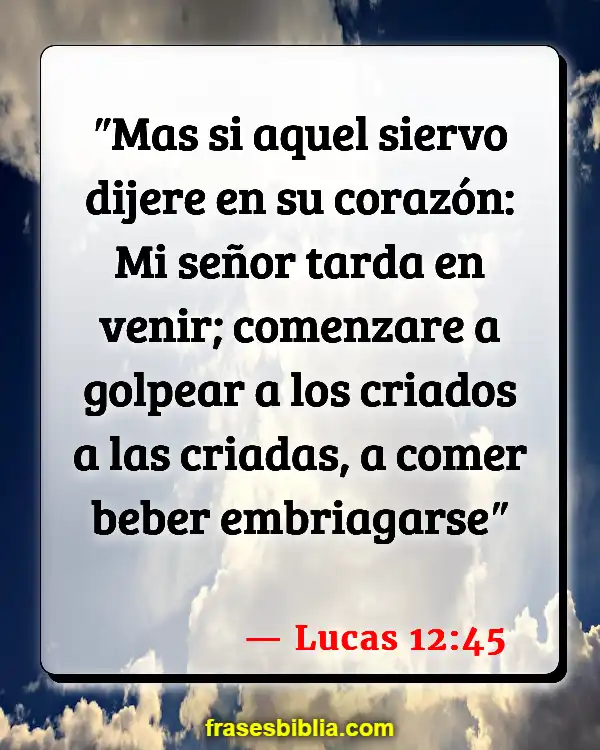 Versículos De La Biblia Cerveza (Lucas 12:45)