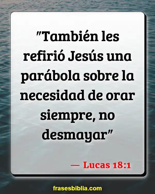 Versículos De La Biblia Oración sin respuesta (Lucas 18:1)