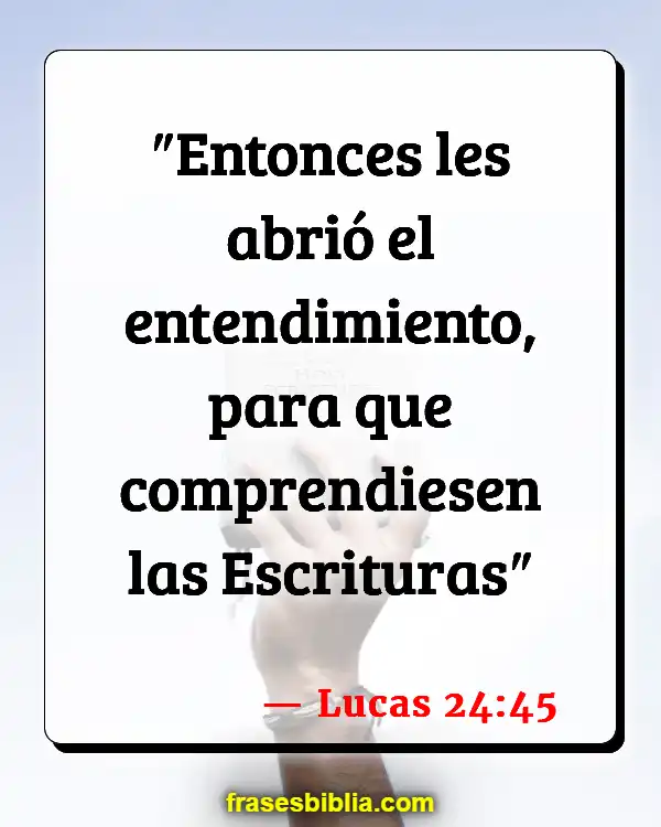 Versículos De La Biblia Palabra de dios (Lucas 24:45)