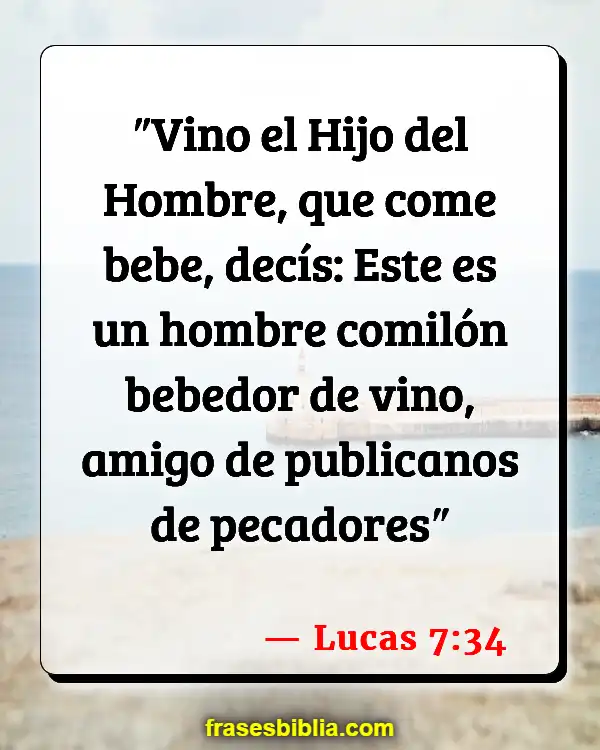 Versículos De La Biblia Odres de vino (Lucas 7:34)