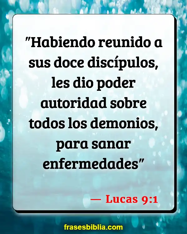 Versículos De La Biblia Batalla (Lucas 9:1)