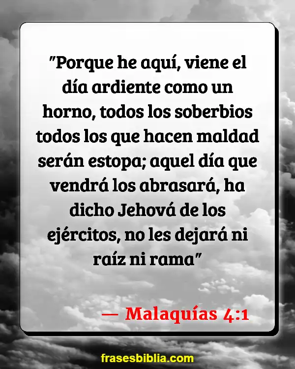 Versículos De La Biblia Últimos días (Malaquías 4:1)