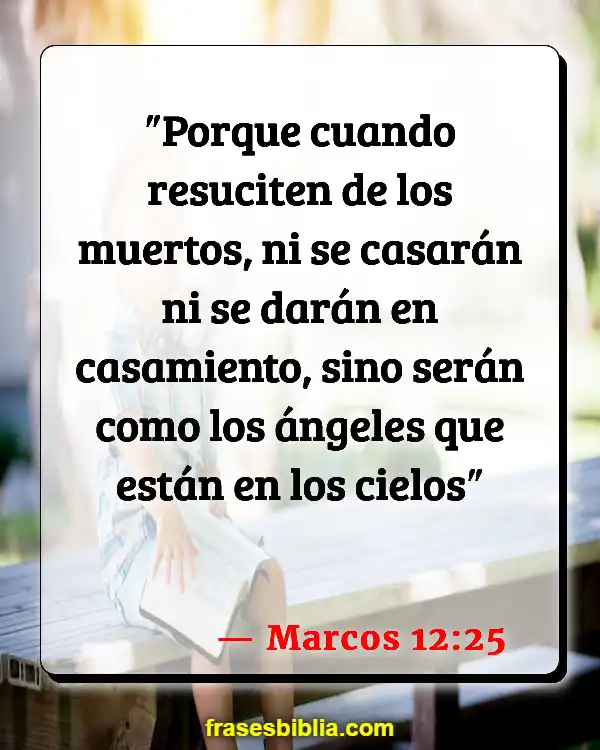 Versículos De La Biblia Reunión de marido y mujer en el cielo (Marcos 12:25)