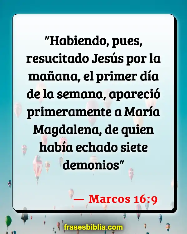 Versículos De La Biblia María Magdalena (Marcos 16:9)