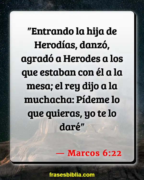 Versículos De La Biblia Baile de alabanza (Marcos 6:22)