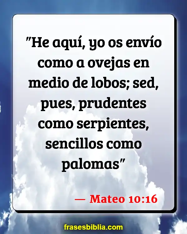 Versículos De La Biblia Lobo (Mateo 10:16)