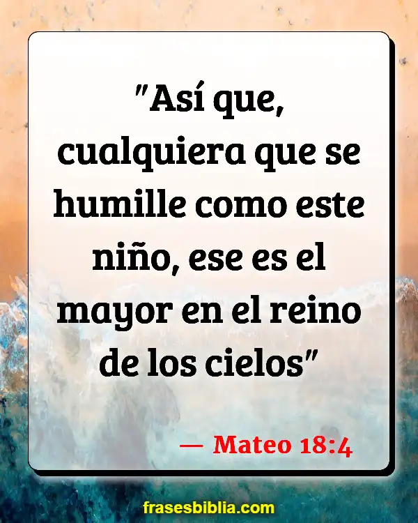 Versículos De La Biblia Hablando (Mateo 18:4)