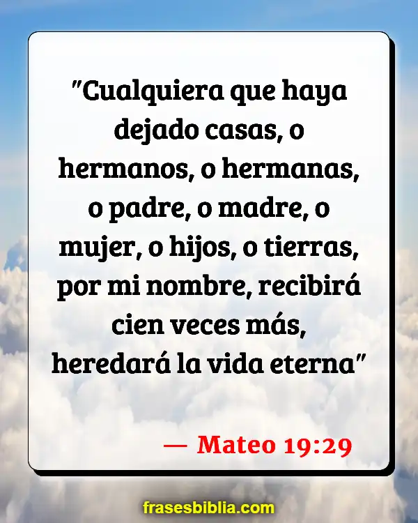 Versículos De La Biblia Qué ponerse (Mateo 19:29)