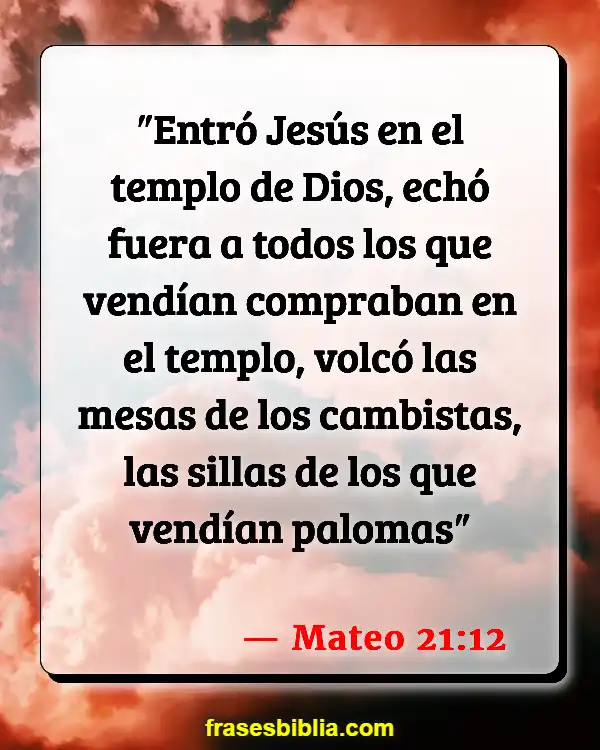 Versículos De La Biblia Unicidad (Mateo 21:12)