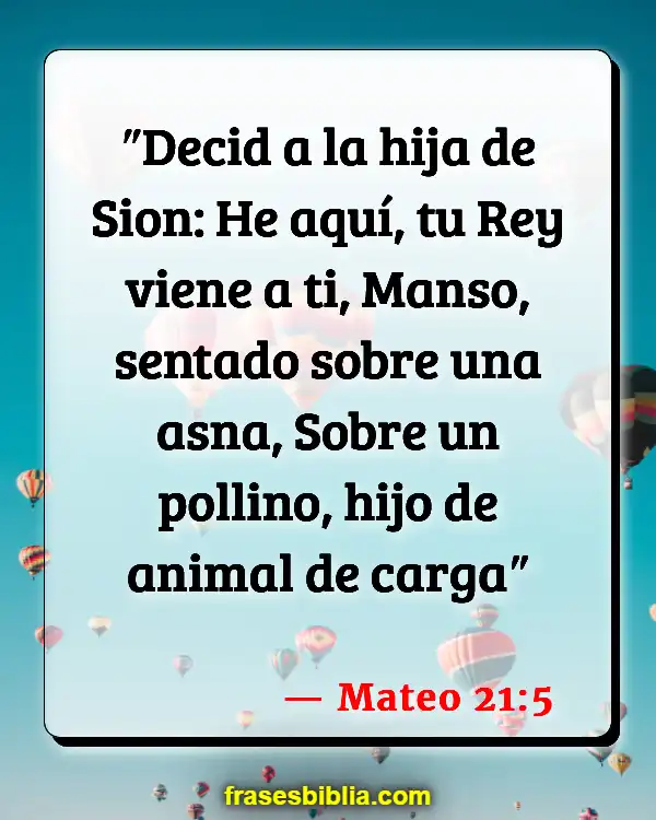 Versículos De La Biblia Sión (Mateo 21:5)