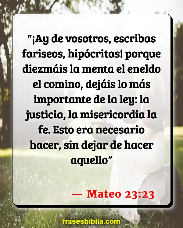 Versículos De La Biblia Censura (Mateo 23:23)